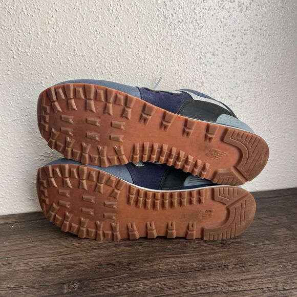 New Balance 574 Military Patch Blue Suede Casual Shoes Mens Size 10.5 D ML574MLA - Picture 6 of 7